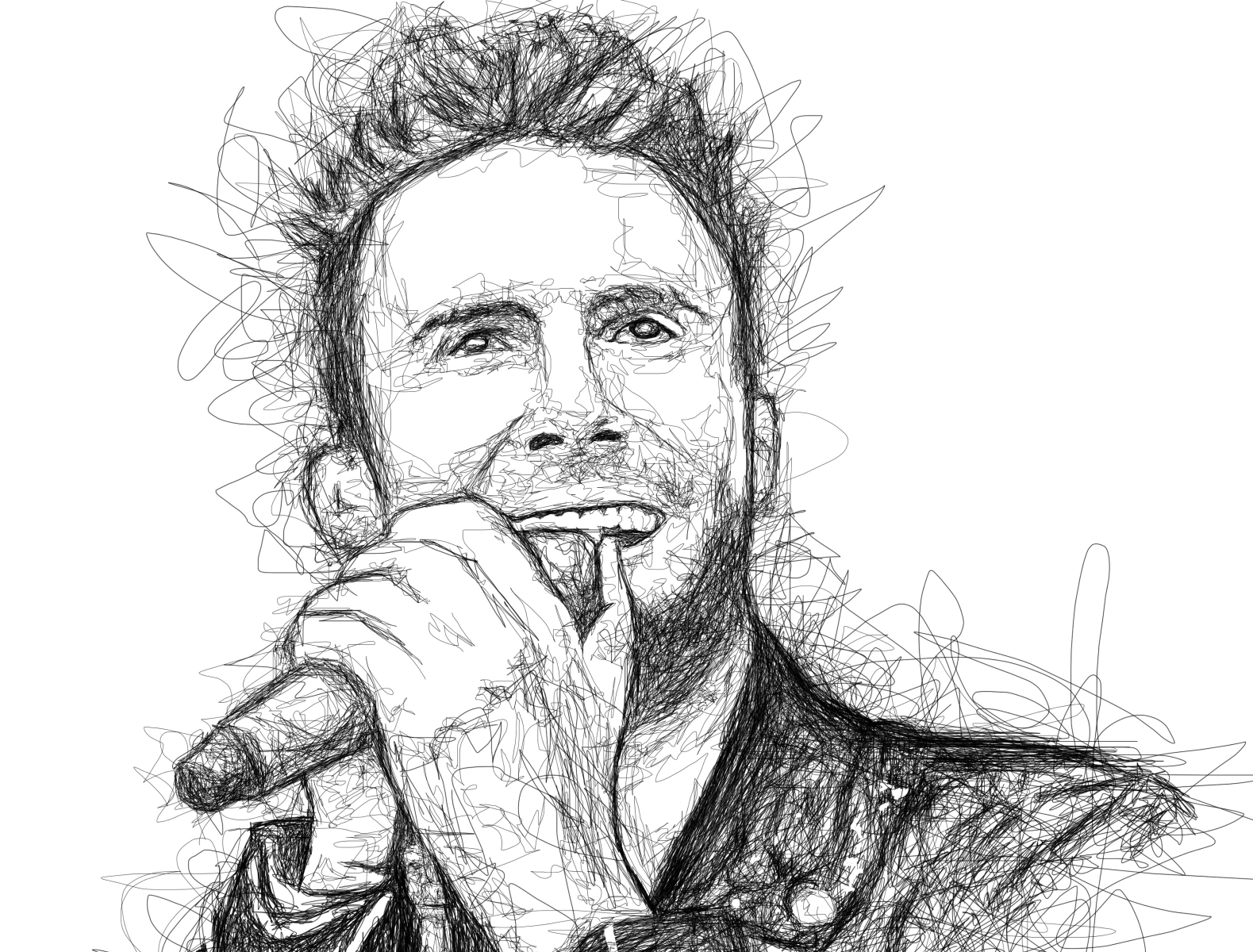 Learn How to Draw Adam Levine Singers Step by Step  Drawing Tutorials