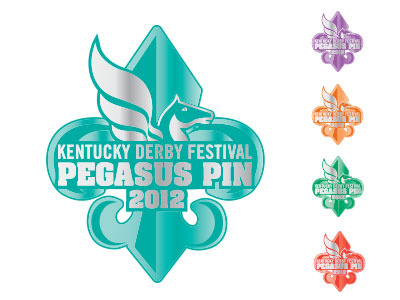 Kdf Pegasus Pin 2012 current360 kentucky derby festival pegasus pin