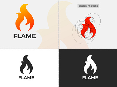 Flame Logo Design | Modern Logo Design branding design logo design minimal minimalist logo modern logo