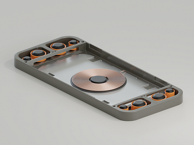 Wireless charger concept.