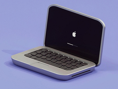 Macbook Pro 3d apple blender blender3d concept illustration industrialdesign lowpoly macbook render simple