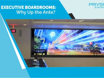 Executive Boardrooms: Why Up The Ante? best video wall display collaboration technology collaborative technology customer experience centers executive boardrooms experience centers video wall display