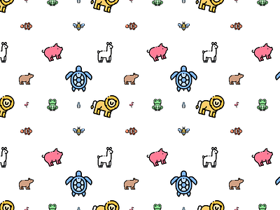 Animals pattern design