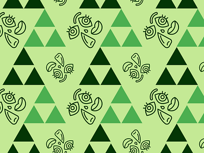 Abstract shapes pattern design
