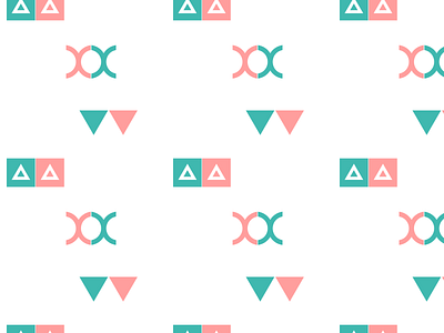 Abstract shape pattern design