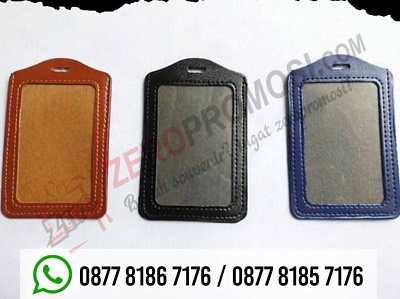 Jual Casing Kulit ID Card Custom dengan Harga Murah branding branding design card casing corporate custom design gift holder id kulit leather logo merchandise murah souvenir