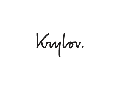 Krylov jewelry logo brushpen clean lettering