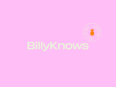 BillyKnows branding pineapple