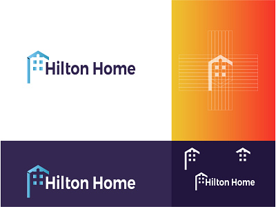 Hilton Home Logo Branding brand identity branding business design graphic design home logo icon latter mark logo logo design branding logo designer logo identity logo inspiration logodesign logotype realestate logo realestatelogo uiux usa