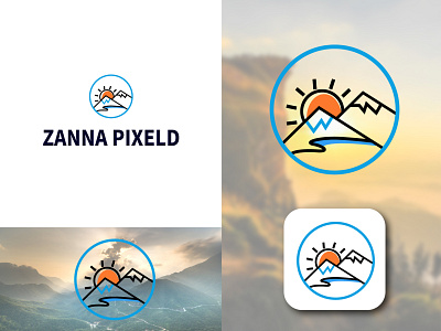 Zanna Pixeld Logo Design