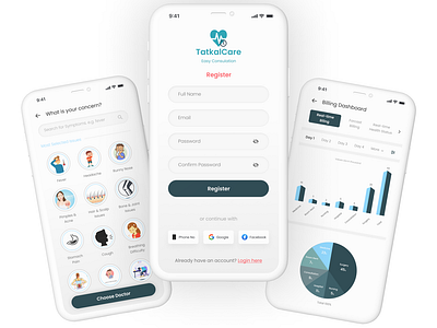 Doctor Consult App and Billing Dashboard