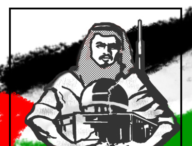 Palestinian scarf by Abdelkader on Dribbble