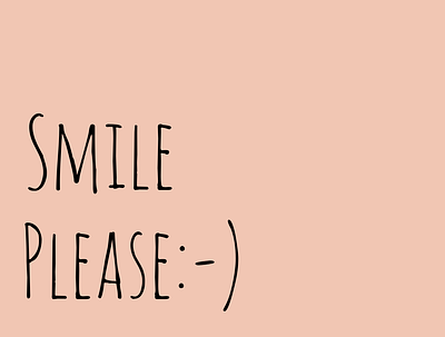 Smile please design illustrator smile smiley text typography