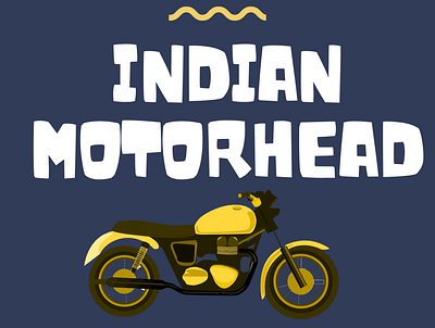 Indian Motorhead awesome design illustration illustrator india like love motorbike motorcycle art motorhead pride rider travel typography