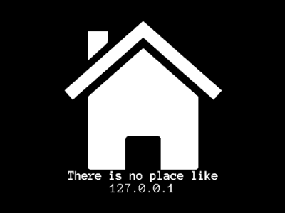 There is no place like 127.0.0.1 adobe adobe illustrator awesome behance black and white coder coding cool design dribbble dribbblers dribbbleshot funny illustration illustrator localhost new text tshirt typography