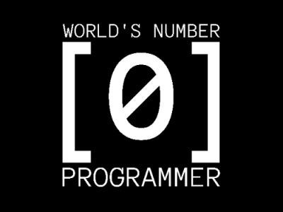 World's number [0] programmer adobe awesome behance coder coding cool design dribbble dribbblers dribbbleshot funny funny t shrit humor illustration illustrator joke new tshirt tshirts typography