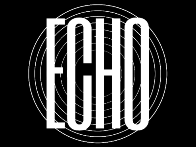 ECHO 2d adobe adobe illustrator awesome behance black black and white cool design dribbble dribbblers dribbbleshot illustration illustrator new pattern t shirt text tshirt typography