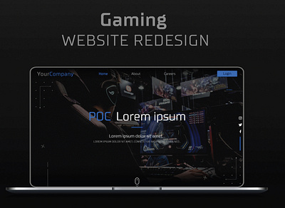 Gaming Website design gaming ui ux website concept website design