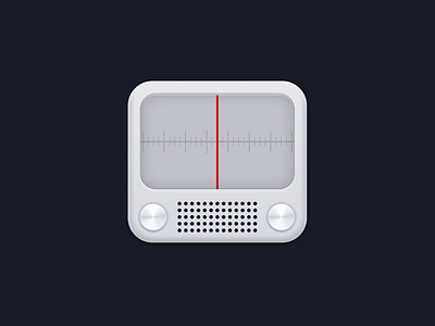 Simple Radio App Icon 3d 3dlogo design logo radio