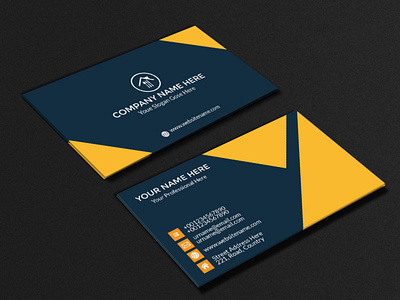 Modern Business Card Design business card graphic design logo design modern business card unique business card