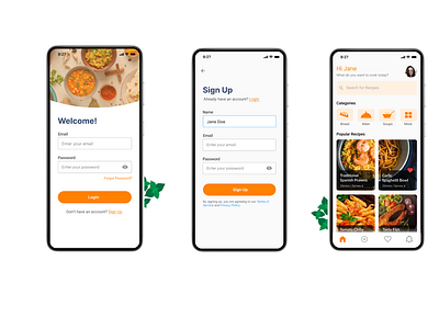 MobileUI: Recipe App