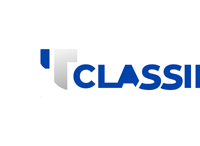 t classified branding design flat illustration minimal vector
