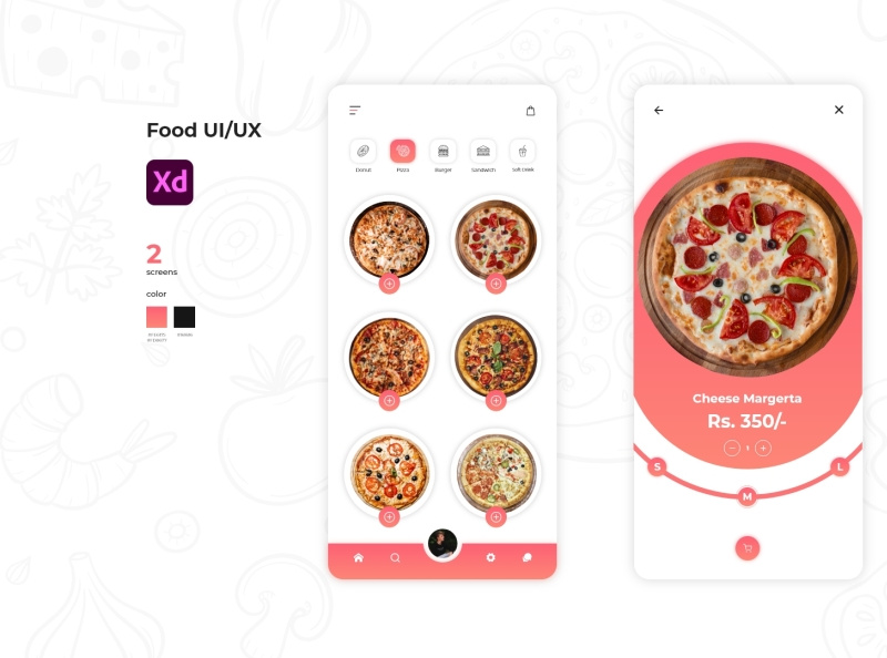 Food UI/UX by Dirghayu Joshi on Dribbble