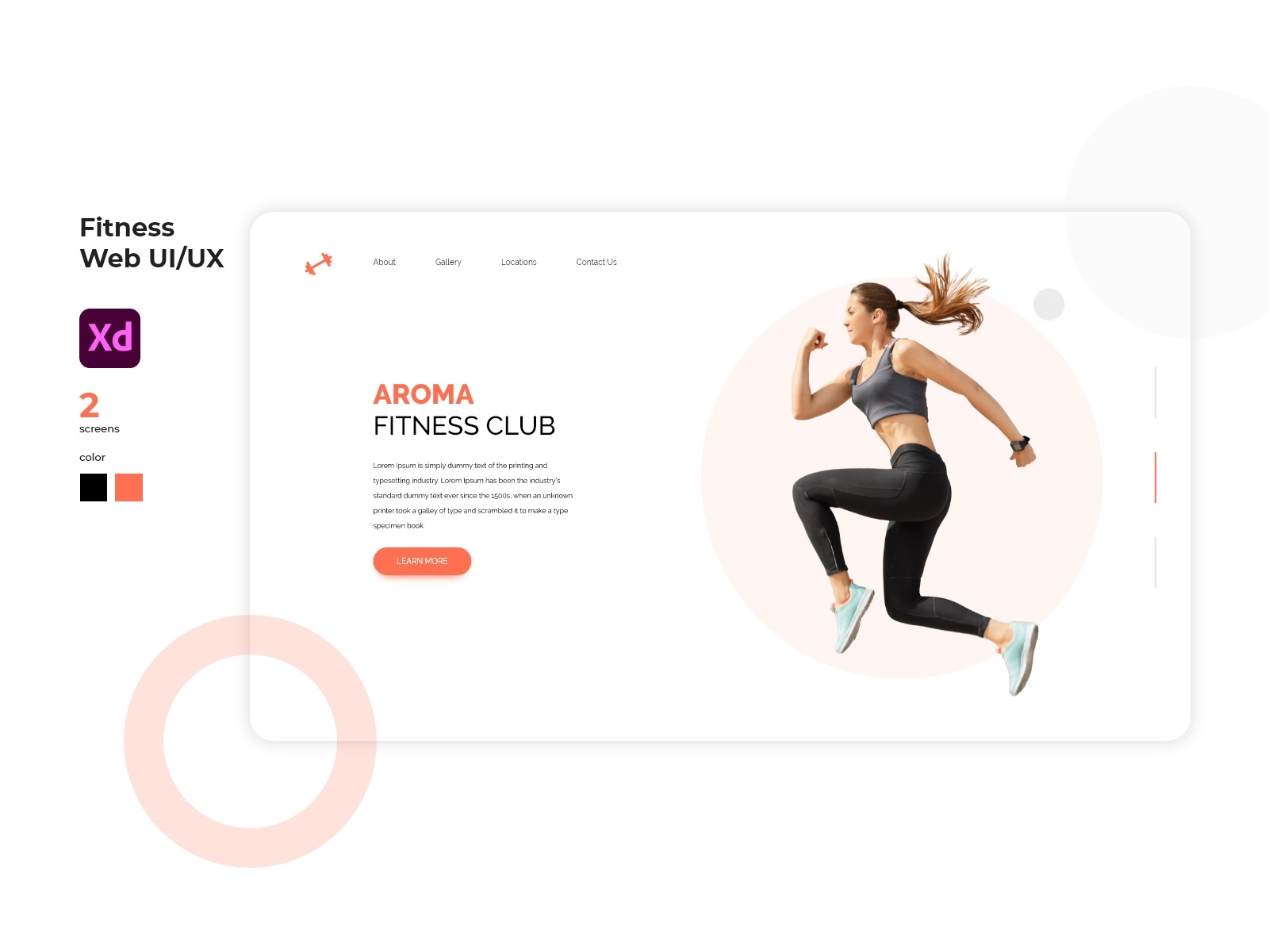 FITNESS WEB UI/UX by Dirghayu Joshi on Dribbble