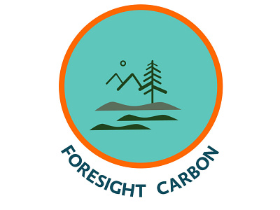 logo foresight carbon branding carbon design ecology entreprise forest forest logo illustration logo protection surveillance ui