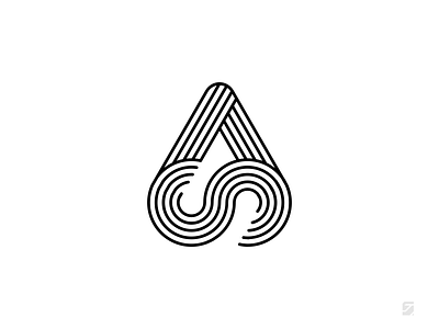 ACC LINE MONOGRAM LOGO brand branding bussiness logo design identity linelogo logo logodesign logotype monogram negative space