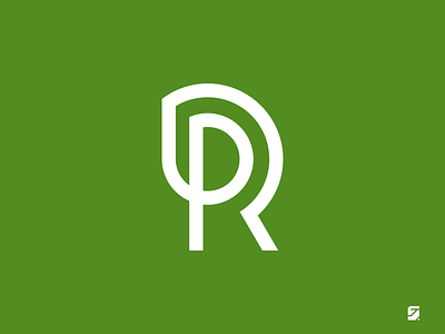 PR Or RP Leaf Logo brand branding design identity logo logodesign logotype monogram