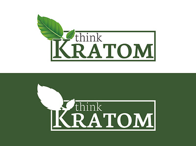 Kratom logo logodesign