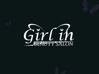 Girl in Beauty Salon branding brandmark design graphic design illustration logo logotype vector