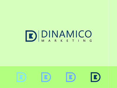 DINAMICO MARKETING branding brandmark creative design graphic design icon illustration logo logo design logomark vector
