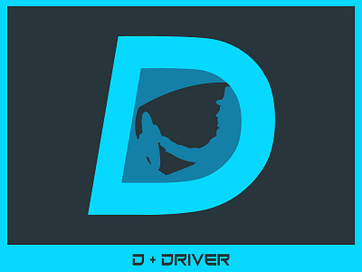 D + Driver branding brandmark car driver car logo creative d drive logo driver driver logo graphic design illustration logo logotype unique vector word mark