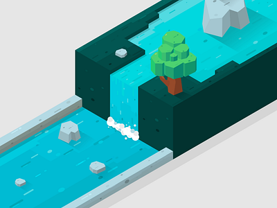 Isometric Waterfall