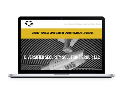 DSS website on MacBookPro squarespace website