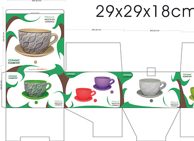 caja de 30cm cajas design empaque illustration vector