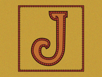 J 36daysoftype alphabet instagram j type