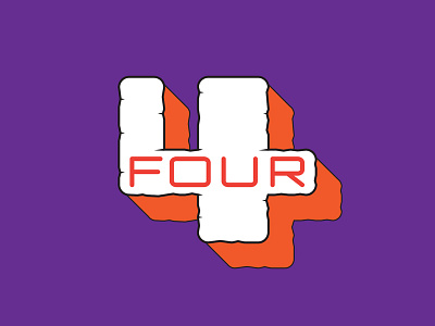 4 36daysoftype 4 four instagram numbers