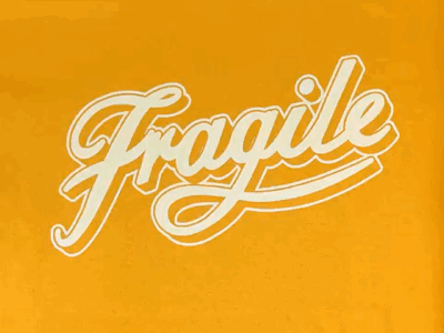 Fragile Script Stop-motion animation fragile script stop motion tee