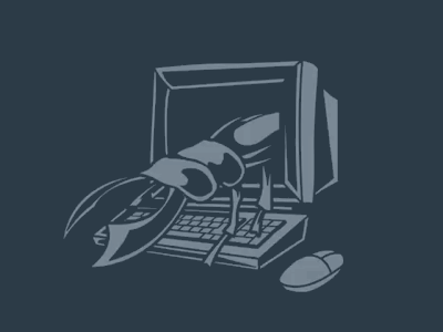 Technical Difficulties beetle computer illustration stag beetle