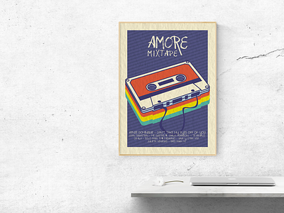 Amore Mix Tape art design illustrator love misxtape mix mixtape music