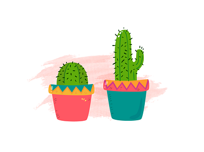 Cactus cactus home illustraion love