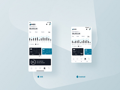 Bank App android app dashboard design graphic design illustration ios ui uidesign ux vector web website