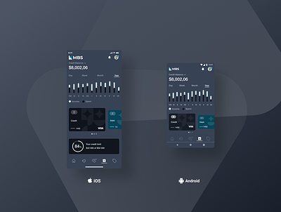 Bank App app apps bank dark mode design illustration interface logo ui uidesign ux vector web