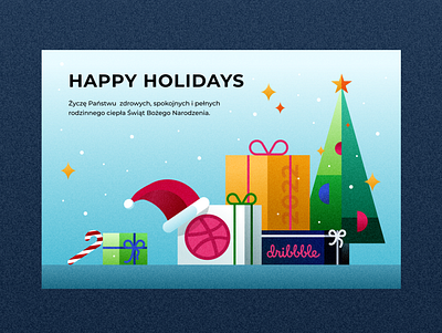 Happy Holidays app branding cristmax design hollidays illustration logo new year uiweb vector