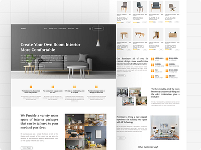 MySPACE Furniture Landing Page Website