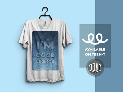 New ocean blue Ice cool T-shirt/tank top design branding dribbble feminine funny tshirt good for sale minimalist ocean blue print product tanktop teespring trending tshirt