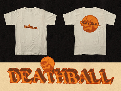 DEATHBALL | on tees abstract art artist artistic artwork branding design draw drawing hieif illustration logo vector vintage vintage design